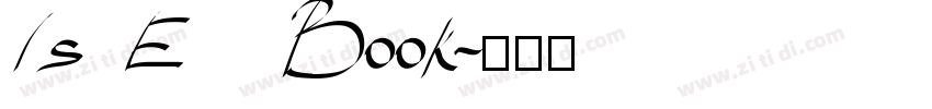 Is E  Book字体转换